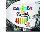 Marcatori A Pennello Carioca Super Brush, 20 Pezzi
