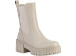 Van Hill Donna Stivaletti Stivali Piattaforma Stivali Scarpe Suola Profilo 837673, Colore: Beige, Taglia: 37