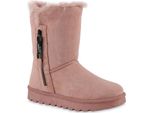 Van Hill Donna Stivali Invernali Foderati Caldi Stivaletti Scarpe Pelliccia Ecologica 839666, Colore: Rosa, Taglia: 39