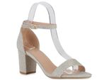 Van Hill Donna Sandali Strappy Scarpe Glitter Party 840138, Colore: Oro, Taglia: 37