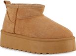 Van Hill Stivali Invernali Foderati Caldi Da Donna Scarpe Con Suola Profilata 840804, Colore: Marrone Chiaro, Misura: 37