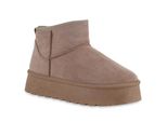 Van Hill Stivali Invernali Foderati Caldi Da Donna Scarpe Con Suola Profilata 840874, Colore: Taupe, Taglia: 36