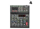 Mixer Audio, Portatile, Connessione Bluetooth, Spina Ue
