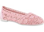 Van Hill Pantofole Classiche Da Donna Scarpe Comode In Tessuto Con Pizzo 841312, Colore: Rosa, Taglia: 36