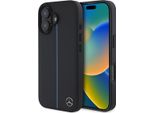 Mercedes Mehmp16S23Rurbk Custodia Rigida Per Iphone 16 6.1 Czarny/Nero Mb Linea Blu In Pelle Magsafe