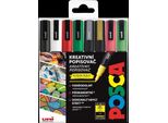 Set Di Pennarelli Posca 0,9 - 1,3 - Natale (8 Pezzi)