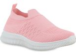 Van Hill Scarpe Sportive Da Donna Slip On Scarpe Sportive Con Suola Profilata 841676, Colore: Rosa Chiaro, Taglia: 37