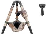 Treppiede Professionale Mimetico In Fibra Di Carbonio, Carico Massimo 30 Kg, Altezza 146 Cm, Aggiungere L'adattatore BL75N
