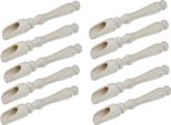 50X Paletta In Legno Con Manico 11Cm Faggio Grezzo | Mini Cucchiaio Decorazione Natura