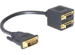 Delock 65051 Delock Dvi Adapter DVI(24+1) -> 2X DVI(24+1) St/Bu