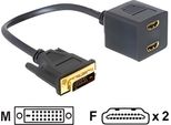 Delock Dvi Adapter DVI(24+1) -> 2X Hdmi St/Bu