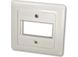Lindy 60545 Lindy Wandanschlussdose FüR 1 Snapin Wand De Abdeckung80X80