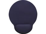 Manhattan Mauspad Schaumstoff Mit Handballenauflage Blau