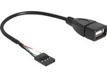 Delock 83291 Usb Kabel Delock Pinheader 4Pin -> A Bu/Bu 0.20M