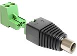 Delock 65423 Adapter Delock Terminalblock 2Pin -> Dc 2,1 X 5,5Mm Bu 2-Tei