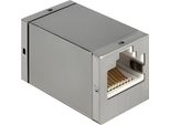 Delock 86250 RJ45 Adapter Delock RJ45 -> RJ45 Bu/Bu Cat6 Geschirmt Kom