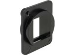 Delock 86275 Keystone Delock Halterung 1 Port D-Typ (Xlr) Schwarz