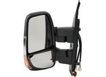 Johns, Specchietto Retrovisore Esterno Adatto Per Iveco Daily Vi 03/14- Lato Sinistro Nero