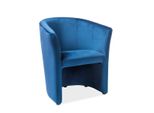 Poltrona Imbottita Sindy 2 - Blu
