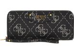 GUESS Damen Portemonnaie Eco Brenton Coal Logo