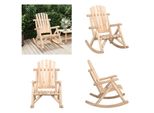 Vidaxl Sedia A Dondolo Da Giardino 69X96X101 Cm In Legno Massiccio Di Abete - Sedia A Dondolo Da Giardino - Sedia A Dondolo Da Giardino - Sedia A Dondolo Da Esterno
