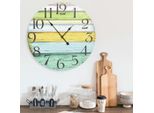 Vidaxl Orologio Da Parete Multicolore 60 Cm Mdf - Orologio - Orologi - Orologio Da Parete - Orologi Da Muro