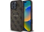 Guess Guhmp16Xg4Gfrw Iphone 16 Pro Max 6.9 BrąZowy/Marrone Custodia Rigida 4G Anello Classico Logo Magsafe