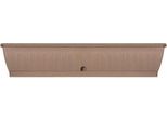 Jardiniere - Garden Id Terraflor - Taupe 100 Cm - Durata - Riserva D'acqua - Riciclato E Riciclabile Al 100% - Volume Per Le Piante.