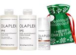 Olaplex No. 4 Bond Maintenance Shampoo 250Ml + Olaplex No. 5 Bond Maintenance Conditioner 250Ml + Olaplex Bond Smoother No.6 100Ml + Borsa Regalo Classic Green 20X30Cm