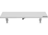 Succebuy 23,62" X 15,75"" Scrivania Pieghevole A Muro, Scrivania Pieghevole Galleggiante Con Staffa In Ferro, Scrivania Pieghevole Per Piccoli Spazi, Ufficio In Casa, Cucina, Lavanderia, Bianco"