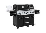 Gasgrill Imperial 690 Ir Schwarz/Edelstahl, Mit Infrarot-Seitenbrenner Und Heckbrenner