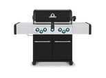 Gasgrill Regal 590 Schwarz/Edelstahl, Mit Seiten- Und Heckbrenner