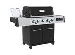 Gasgrill Regal Q 590 Ir Schwarz/Edelstahl, Mit Infrarot-Seitenbrenner Und Heckbrenner, Ique Smart Steuerung