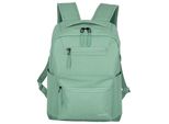 Freizeitrucksack TRAVELITE KICK OFF Rucksack M, Gr. B/H/T: 31cm x 40cm x 14cm, grün (salbei), Polyester, unifarben, Basic, Rucksäcke, Arbeitsrucksack Schulrucksack Freizeitrucksack mit 13-Zoll Laptopfach