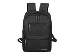 Freizeitrucksack TRAVELITE KICK OFF Rucksack M, Gr. B/H/T: 31cm x 40cm x 14cm, schwarz, Polyester, unifarben, Basic, Rucksäcke, Arbeitsrucksack Schulrucksack Freizeitrucksack mit 13-Zoll Laptopfach