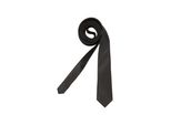 Krawatte SEIDENSTICKER Slim, Herren, Gr. One Size, schwarz, Seide, unifarben, Krawatten, Schmal (5cm) Uni