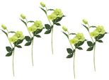 Kunstblume I.Ge.A. "Christrose", GrüN, B:12Cm H:57Cm L:5Cm, Obermaterial: 90% Polyester, 10% Kunststoff, Kunstpflanzen, KüNstlich Seidenblumen, 5Er Set