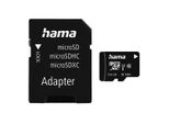 HAMA Speicherkarte microSD Karte, Memory Fast, + Adapter/Foto, Class 10 UHS-I 80MB/s, schwarz, 256 GB, Speicherkarten