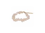 Armband Firetti "Schmuck Geschenk Armschmuck Armkette Edelstein Farbstein Perlmutt", Gold (Gelbgoldfarben, Weiß), ArmbäNder, Damen, 22Cm, Messing, Armband, Made In Germany - Mit Perlmutt