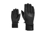 Skihandschuhe ZIENER GILJANO AS(R) PR, Herren, Gr. 9, schwarz, Kunstfaser, Handschuhe
