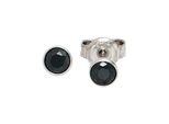 Paar Ohrstecker Jobo, Silber (Silber 925), Ohrringe, Damen, 4,5Mm, Silber 925 (Sterlingsilber), Rund 925 Silber Mit Zirkonia