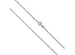 Collierkettchen Vivance "925/- Sterling Silber Figarokette", Weiß, Halsketten, Damen, 45Cm, Silber 925 (Sterlingsilber), L: 45 B: 2Mm, GläNzend, B:2Mm