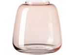 Tischvase FINK Sunday, rosa (rose), H:15,50cm Ø:14,50cm, Glas, Vasen, mundgeblasen