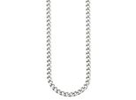 Edelstahlkette Bruno Banani "Schmuck Geschenk Halskette Panzerkette Silber" Gr. 55, Silber (Edelstahlfarben), Halsketten, Herren, 55, Edelstahl, L: 55 B: 6Mm, Edelstahlkette, B:6Mm