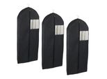 Kleidersack WENKO Modell Deep Black, schwarz, Kunststoff, Kleidersäcke, Kleiderschutzhülle mit Reißverschluss & Sichtfenster, ideal auf Reisen