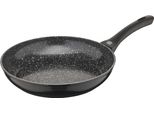 Bratpfanne Gsw "Barisa", Schwarz, H:4,3Cm Ø:20Cm, Pfannen, Bratpfanne, Vitaflon Quarzit Antihaft-Versiegelung, Induktion