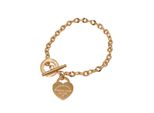 Armband Firetti "Schmuck Geschenk Armschmuck Armkette Herz Liebe", Gold (Gelbgoldfarben), ArmbäNder, Damen, 20Cm, Edelstahl, Armband, Made In Germany