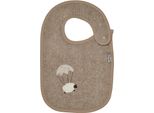 Lätzchen STERNTALER Schaf Flocke, Baby, beige (sand), Baumwolle, Lätzchen