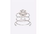 Badaccessoire-Set HEINE HOME, silber (silberfarben), Stahl, Badaccessoires-Sets