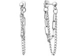 Paar Ohrstecker Firetti "Schmuck Geschenk Ohrschmuck Ohrringe", Silber (Edelstahlfarben), Ohrringe, Damen, Edelstahl